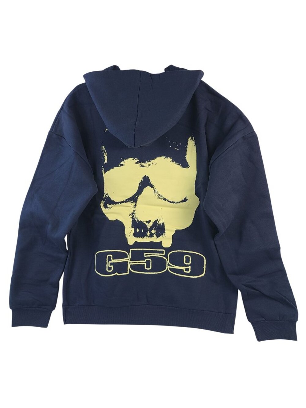 NEW G59 Suicideboys Skull Logo Hoodie Navy Sz 2XL Cotton Blend Pullover